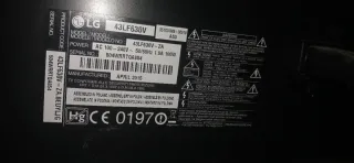 Televisión LG Negra y Gris