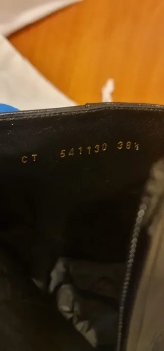 Stivali Saint Laurent neri donna originale