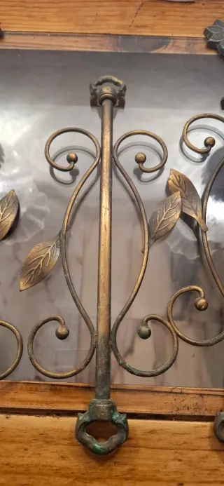 Aplique pared metal