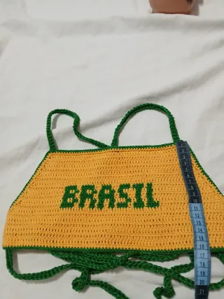 Top tejido Brasil S/M
