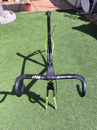 Cuadro Bottecchia SP9 Supernova Carbono Amarillo