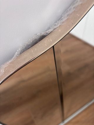 Espejo de pared vintage cristal y metal