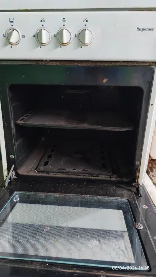 Cocina de gas con horno Superser