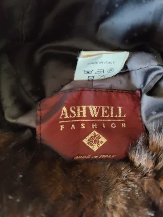 Gorro mujer imitación pelo sintético marrón