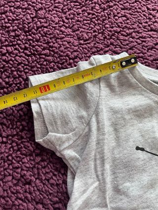 Camiseta bebé 12 meses panda y pájaro