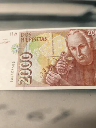 Billete 2000 Pesetas España 1992