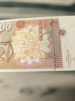 Billete 2000 Pesetas España 1992