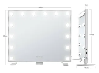 Specchio da trucco con luci LED