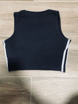 Top deportivo Adidas Originals negro T.XS