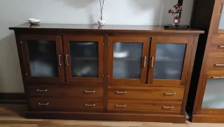 Mueble de salón completo madera