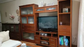 Mueble de salón completo madera