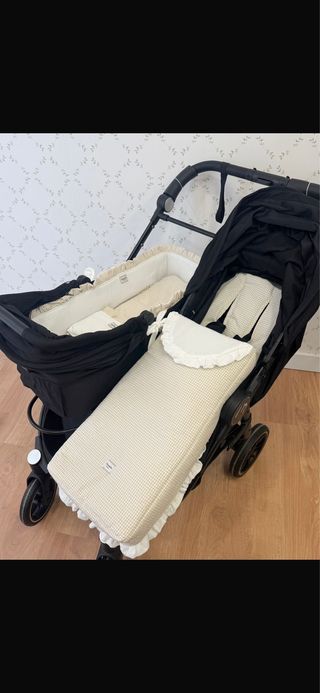 Carro doble 2 sillas y un capazo NUEVO