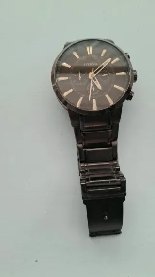 Reloj Fossil Unisex Marrón y Gris