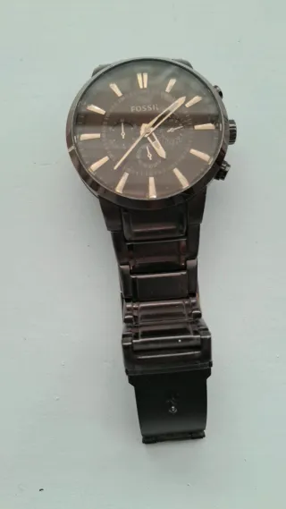 Reloj Fossil Unisex Marrón y Gris