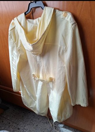 Sobrecamisa de algodón amarillo claro