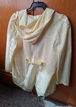 Sobrecamisa de algodón amarillo claro