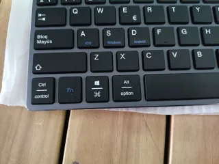 SUBBLIM Teclado Advance Compact Aluminio GrisNegro