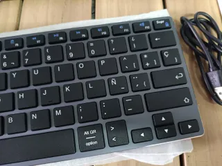SUBBLIM Teclado Advance Compact Aluminio GrisNegro