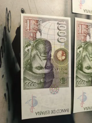 Billetes 1000 Pesetas España Antiguos (5 Unidades)