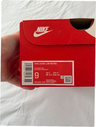 Nike Dunk Low Grey Fog 42.5