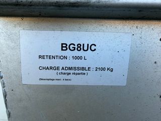 Cubeta de retención 1.000 L EMPTEEZY IBERICA.