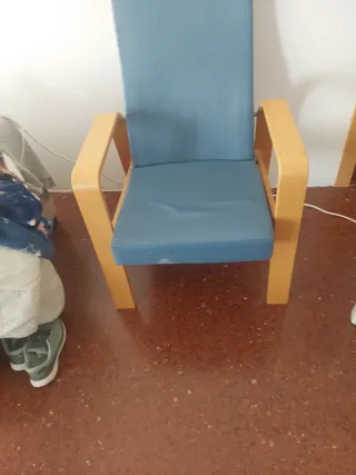 Sillón Dietiker Quadro Vintage Azul