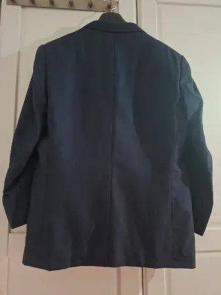 Traje azul marino invierno