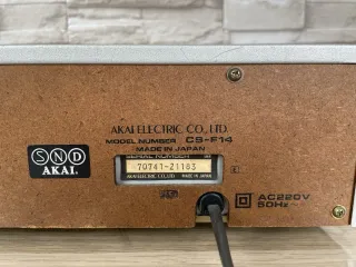 Piastra Cassette Akai CS-F14 Vintage HiFi Stereo