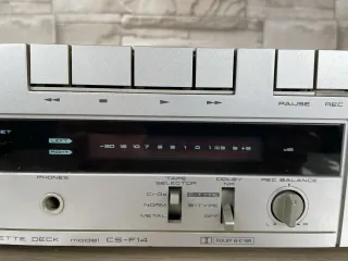 Piastra Cassette Akai CS-F14 Vintage HiFi Stereo