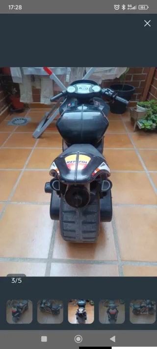 Moto eléctrica Repsol Injusa