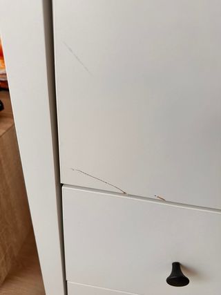 Cómoda blanca 5 cajones