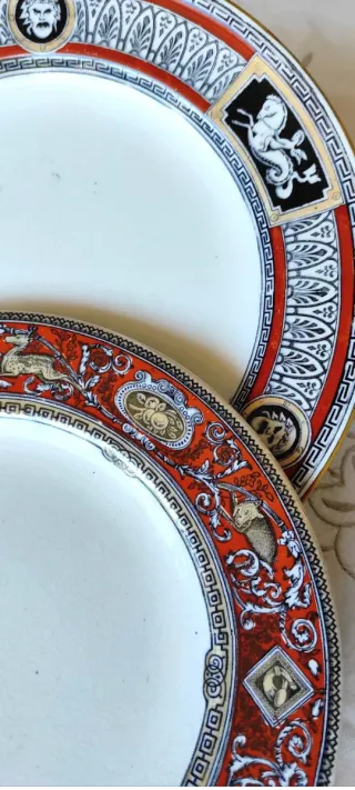 2 piatti inglesi 1864/72