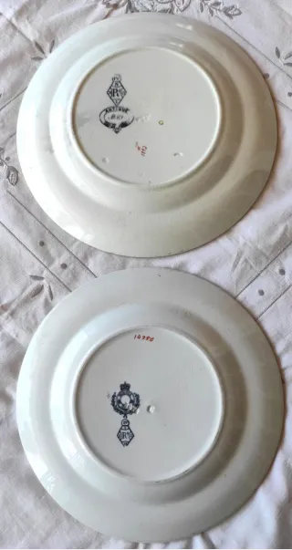 2 piatti inglesi 1864/72