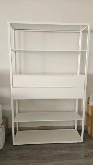2 Estantería Metálica Blanca Ikea