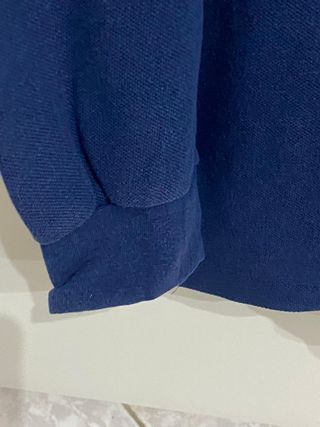 Polo Lacoste Vintage Manica Lunga Blu