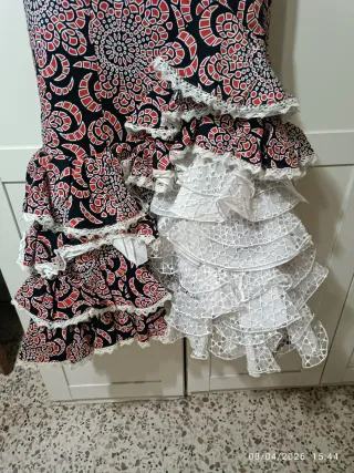 Traje de flamenca con volantes