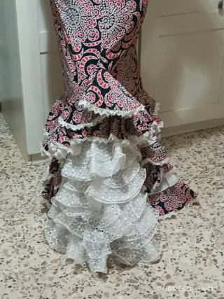 Traje de flamenca con volantes