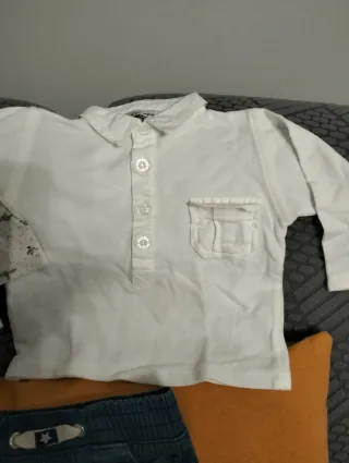 Set neonato: maglietta, polo e pantaloni