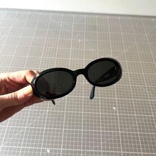 Gafas sol negras mujer, real vintage años 90
