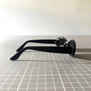 Gafas sol negras mujer, real vintage años 90