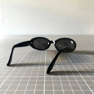 Gafas sol negras mujer, real vintage años 90