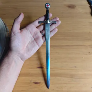 Abrecartas Espada Templaria In Nomine Domini