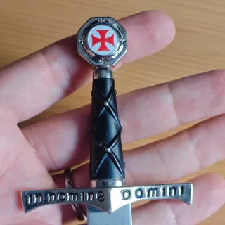 Abrecartas Espada Templaria In Nomine Domini