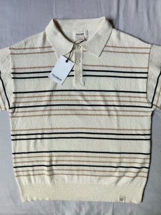 Polo textura de rayas Pull&Bear Talla S