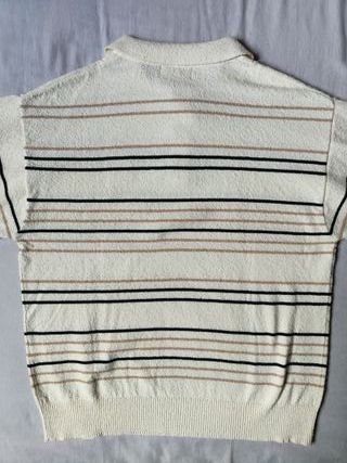 Polo textura de rayas Pull&Bear Talla S