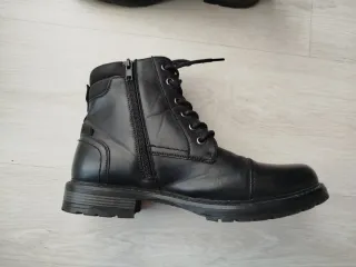 Botas de vestir negras con cremallera