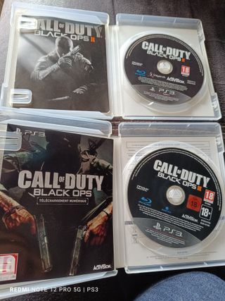 PS3 Call of Duty Black Ops III y II + Zombies