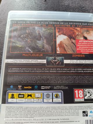 PS3 Call of Duty Black Ops III y II + Zombies