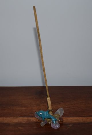 Porta incenso golfinho com minerais