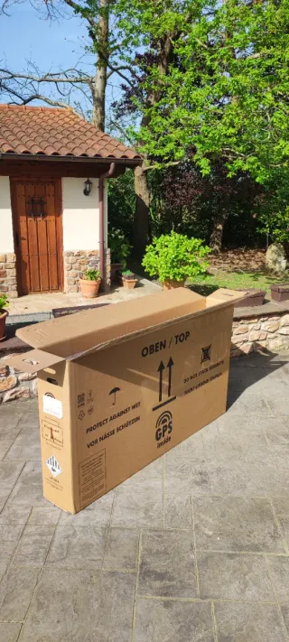 Caja de cartón duro para bicicleta